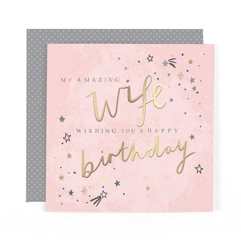 Wife Birthday Flowers In Envelope